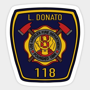 Station 118 LAFD Badge | 911 Lucy Donato Sticker